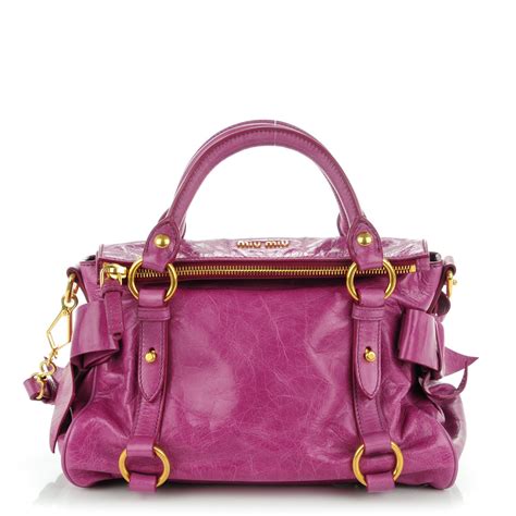 miu miu bow bag size|miu handbags official website.